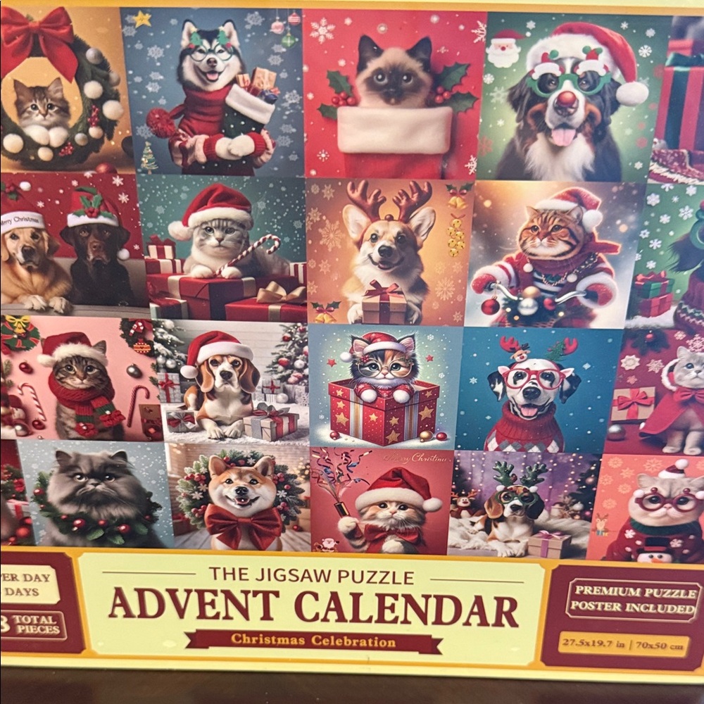 Christmas Celebration Jigsaw Puzzle Advent Calendar